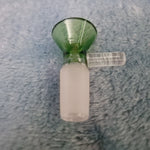 14mm Male Emerald Green Glass Bowl Replacement Tobacco Herb Water Pipe Piece