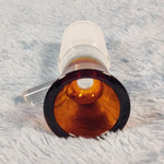 18mm Male Amber Red Glass Bowl Replacement Tobacco Herb Water Pipe Piece