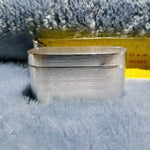 NEW Small Silver Foldable Smoking Pipe Tobacco Herb Portable Metal Pocket Size