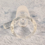 18mm Male Crystal Clear Glass Bowl Replacement Tobacco Herb Water Pipe Piece