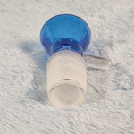 18mm Male Ice Blue Glass Bowl Replacement Tobacco Herb Water Pipe Piece