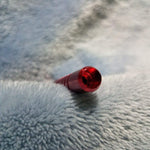 Small Red One Hitter Bat Smoking Pipe Tobacco Herb Portable Metal Pocket Size
