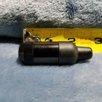 NEW Small Black Bullet Smoking Pipe Tobacco Herb Portable Metal Pocket Size