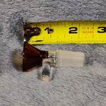 14mm Male Amber Red Glass Bowl Replacement Tobacco Herb Water Pipe Piece
