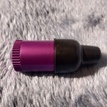 NEW Small Purple Bullet Smoking Pipe Tobacco Herb Portable Metal Pocket Size