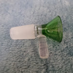 14mm Male Emerald Green Glass Bowl Replacement Tobacco Herb Water Pipe Piece