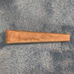 Small Spruce Wood Wedge Smoking Pipe Tobacco Herb Portable Wooden Travel Size