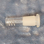 2.5in 2 1/2 Inch Downstem Clear Glass Tube For 14mm Male Bowl Tobacco Water Pipe
