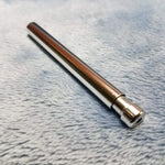 NEW Small Silver One Hitter Smoking Pipe Tobacco Herb Portable Metal Travel Size