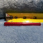 Small Red One Hitter Bat Smoking Pipe Tobacco Herb Portable Metal Pocket Size