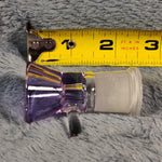 18mm Female Lavender Purple Glass Bowl Replacement Tobacco Herb Water Pipe Piece