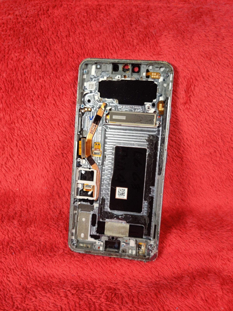 OEM Gray LG G8 ThinQ Frame Buttons Sensor Sim Vibration Housing Replacement Part