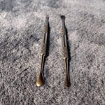 2 Silver Stainless Steel Scraper Poker Bowl Cleaner Tool Smoking Tobacco Herb