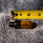 NEW Small Gold Bullet Smoking Pipe Tobacco Herb Portable Metal Pocket Size