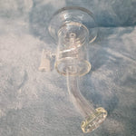 Small Premium Crystal Clear Water Pipe Tobacco Smoking Herb Glass Travel Size