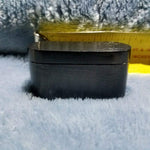 NEW Small Black Foldable Smoking Pipe Tobacco Herb Portable Metal Pocket Size