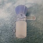 18mm Male Sky Blue Glass Bowl Replacement Tobacco Herb Water Pipe Piece