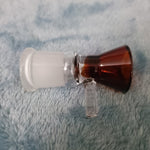 18mm Female Amber Red Glass Bowl Replacement Tobacco Herb Water Pipe Piece