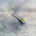 NEW Small Silver One Hitter Smoking Pipe Tobacco Herb Portable Metal Travel Size