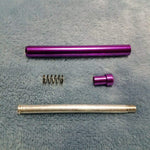 NEW Small Purple One Hitter Smoking Pipe Tobacco Herb Portable Metal Travel Size