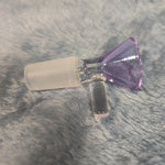 14mm Male Lavender Purple Glass Bowl Replacement Tobacco Herb Water Pipe Piece