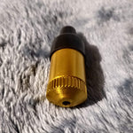 NEW Small Gold Bullet Smoking Pipe Tobacco Herb Portable Metal Pocket Size