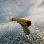 NEW Small Gold One Hitter Smoking Pipe Tobacco Herb Portable Metal Travel Size