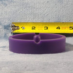 Unique Purple Silicone Ash Tray Smoking Tobacco Herb Round Ashtray Bowl Tap