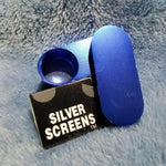 NEW Small Blue Foldable Smoking Pipe Tobacco Herb Portable Metal Pocket Size
