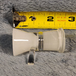 18mm Female Pearl White Glass Bowl Replacement Tobacco Herb Water Pipe Piece