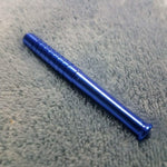 Small Blue One Hitter Bat Smoking Pipe Tobacco Herb Portable Metal Pocket Size