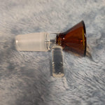 14mm Male Amber Red Glass Bowl Replacement Tobacco Herb Water Pipe Piece