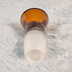 18mm Male Amber Red Glass Bowl Replacement Tobacco Herb Water Pipe Piece
