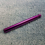 NEW Small Purple One Hitter Smoking Pipe Tobacco Herb Portable Metal Travel Size