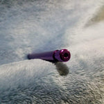 NEW Small Purple One Hitter Smoking Pipe Tobacco Herb Portable Metal Travel Size