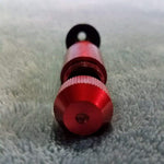 NEW Small Red Bullet Smoking Pipe Tobacco Herb Portable Metal Pocket Size