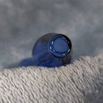 Small Ice Blue Smoking Pipe Tobacco Herb Portable Glass Spoon Pocket Size