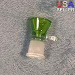 18mm Female Emerald Green Glass Bowl Replacement Tobacco Herb Water Pipe Piece