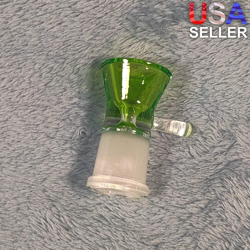 18mm Female Emerald Green Glass Bowl Replacement Tobacco Herb Water Pipe Piece