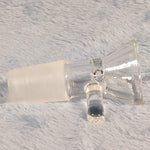 18mm Male Crystal Clear Glass Bowl Replacement Tobacco Herb Water Pipe Piece