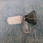 14mm Male Smokey Black Glass Bowl Replacement Tobacco Herb Water Pipe Piece