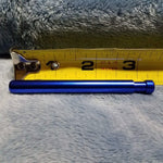 NEW Small Blue One Hitter Smoking Pipe Tobacco Herb Portable Metal Travel Size
