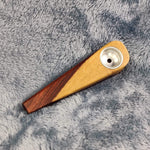 Redwood Mix Wedge Smoking Pipe Tobacco Herb Portable Wood Wooden Travel Size