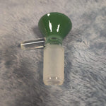 14mm Male Olive Green Glass Bowl Replacement Tobacco Herb Water Pipe Piece