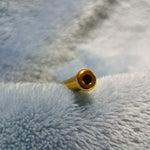 Small Gold One Hitter Bat Smoking Pipe Tobacco Herb Portable Metal Pocket Size