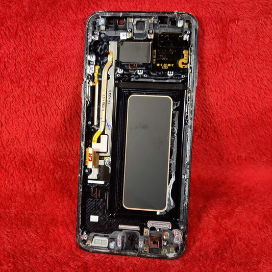 OEM Black Samsung S8+ Frame Buttons Heat Sink Sim Tray Housing Replacement Part