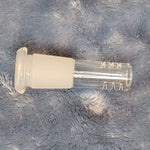 2.5in 2 1/2 Inch Downstem Clear Glass Tube For 14mm Male Bowl Tobacco Water Pipe