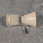 18mm Female Pearl White Glass Bowl Replacement Tobacco Herb Water Pipe Piece