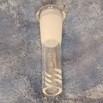 3in 3 Inch Downstem Clear Glass Tube For 14mm Male Bowl Tobacco Water Pipe