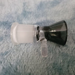 18mm Female Smokey Black Glass Bowl Replacement Tobacco Herb Water Pipe Piece
